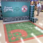 Custom Floor Graphics for poland spring water