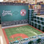 Custom Floor Graphics for poland spring water