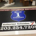 Custom Building Sign for collision repair shop