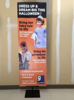 goodwill Custom Printed Display