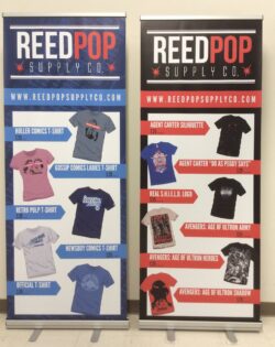 Custom Retractable Banner for t-shirts